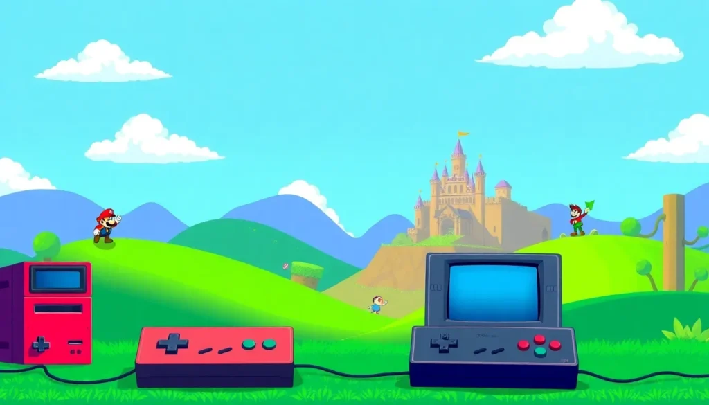 8 bit video game