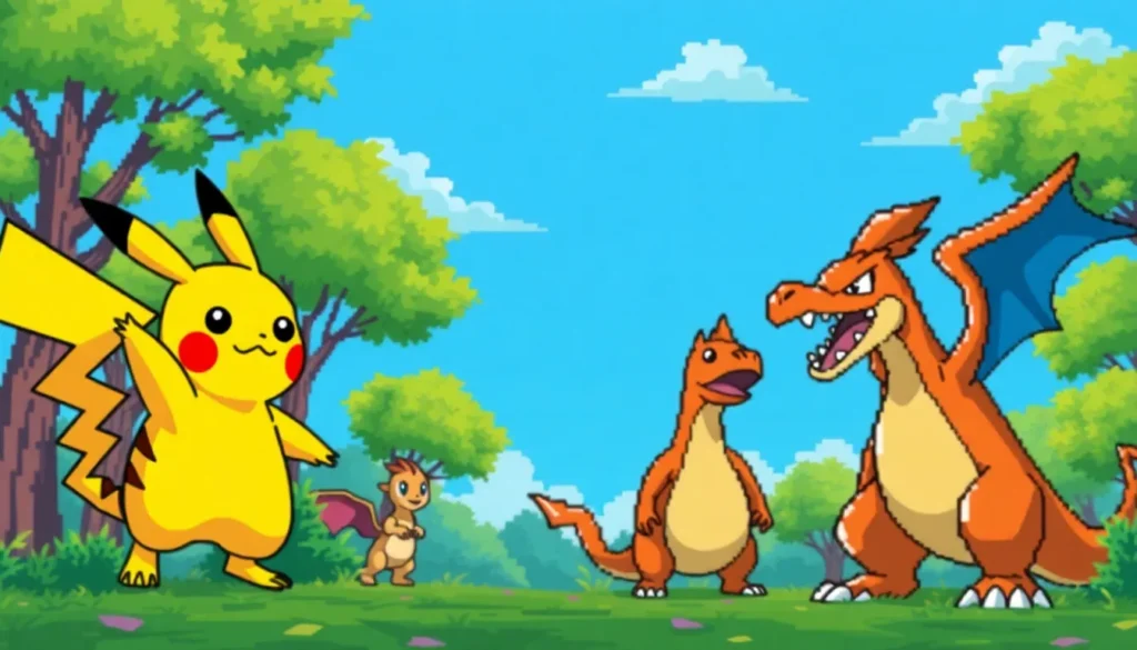 8 bit pokemon