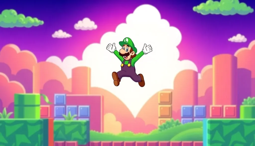 8 bit luigi